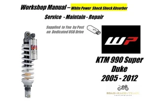 White Power KTM 990 Super Duke Shock Absorber Workshop Manual USB 2005- 2012 - Picture 1 of 11