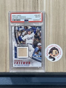 2025 Topps Series 1 Major League Material Freddie Freeman #MLM-FF PSA 8 - Bild 1 von 2