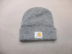 Carhartt Talla Única Unisex Gris Melange Logo Informal Trabajo Gorro Sombrero 10S - Imagen 1 de 5