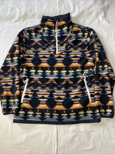 LRG Lifted Research Group Pullover Azteca 1/4 Cremallera Chaqueta Polar Talla L - Imagen 1 de 10