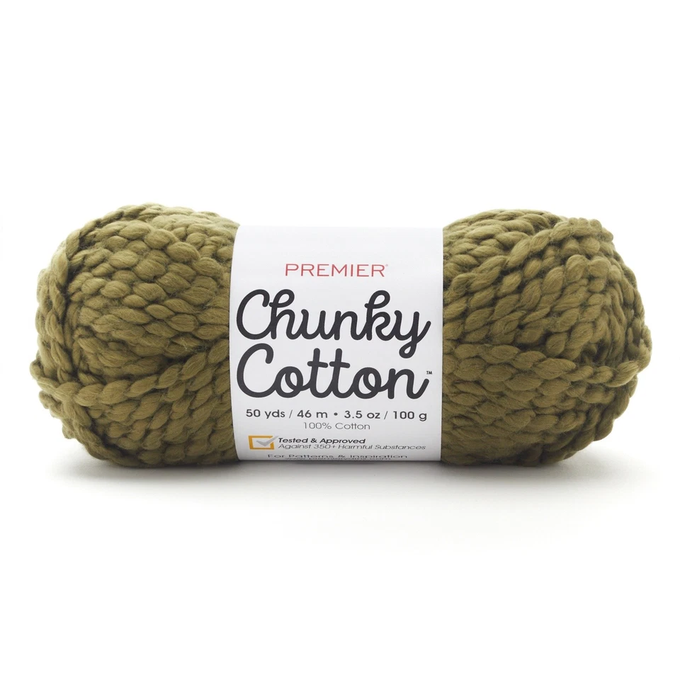 Premier Chunky Cotton Yarn-Olive - Image 1 of 1