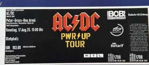 AC/DC - PWR UP TOUR, Karlsruhe/Rheinstetten, 17.08.2025 (Konzertticket) - Bild 1 von 2
