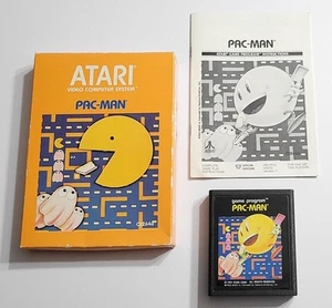 PAC-MAN ATARI 2600 Complete Box, Manual and Game Cartridge pacman - Picture 1 of 13