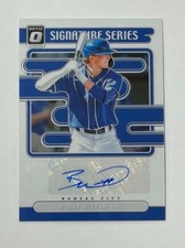 Bobby Witt Jr 2021 Panini Donruss Optic #SS-BW Signature Series Auto Rookie Card