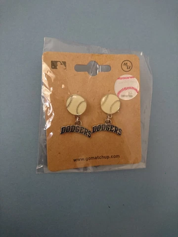 LOS ANGELES DODGERS MLB EARRINGS  "BRAND NEW & SEALED IN ORIGINAL PACKAGE" Cover