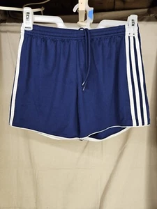 Adidas Blue Soccer Childrens Shorts Climacool M 12-14 Youth Medium Boy White - Picture 1 of 9