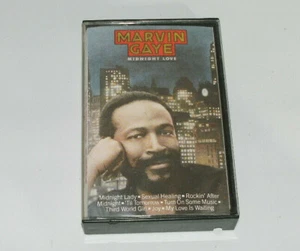 Marvin Gaye Midnight Love Cassette 1982  - Picture 1 of 4