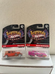 Hot Wheels Lot 2x Larry's Garage Classic Packard/Metrorail Nash Metropolitan D46 - Picture 1 of 1