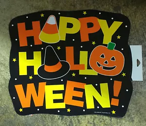 14x12 Zoll Happy Halloween Karton Party Papier Wand Fenster Dekoration Dekor - Bild 1 von 1