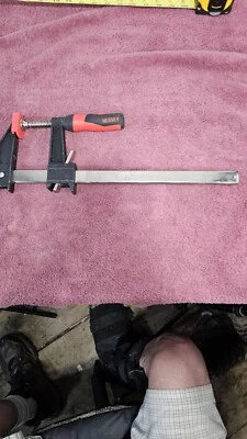 Abrazadera de barra de acero marca Bessey 16" de largo X 4" de profundidad, muy buen estado, fotos/leer Foto 1 de 4