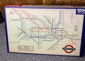 LONDON UNDERGROUND Harry Beck 1933 1934 Extremely Rare 1000 Piece Jigsaw Puzzle - Picture 1 of 2