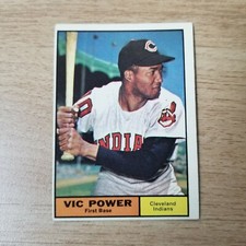 VIC POWER 1961 Topps #255   FREE SHIPPING G258