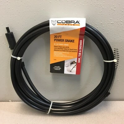 Cobra 81200 1/4"x20' Power Snake  - Image 1 of 2