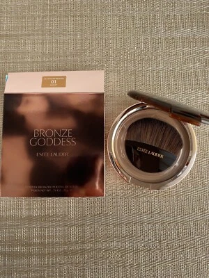 Estee Lauder Bronze Goddess Powder Bronzer Shade 01 Light FULL SIZE - Image 1 of 4