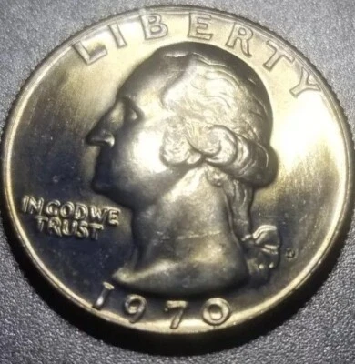 1970 D Washington Quarter - Doubled Die Reverse - FS802 - Image 1 of 4