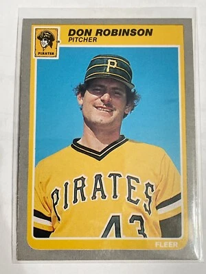 1985 Fleer Baseball #475 Don Robinson - Image 1 of 2