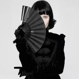 Punkrave Fans Gothic Punk Lolita Japan Victorian Pointy Spike Fan Nagel - Picture 1 of 5