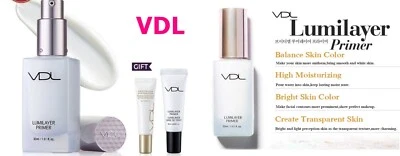 NEW [ VDL ] Korea VDL Lumilayer Primer for Luminous Skin 30ml Face Primer + GIFT - Image 1 of 4