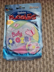 Baby Girl Bubble Balloon - Picture 1 of 1
