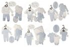 Premature Tiny Baby Boys 2/3/4 Piece Clothes Gift Sets  Hello World  3-5 5-8lbs 