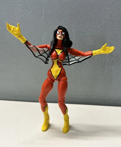 Spider-Woman Vintage Marvel Legends Action Figure MODOK BAF Wave 2006 Toybiz Cover