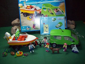 Playmobil Familyvan mit Bootsanhänger 4144-A/2009 II mit Orig.-BA und OVP! - Bild 1 von 7
