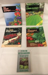 5xGardening Expert Books-Vegetable, Rose, Lawn, Fruit, Tips for Better Gardening - Picture 1 of 5