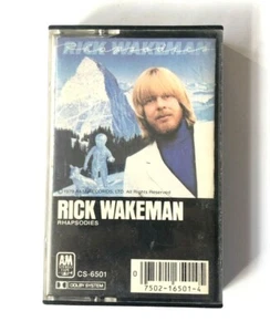 Rare 1979 RICK WAKEMAN RHAPSODIES Cassette Tape - A&M OFFICIAL RELEASE CS-6501 - Picture 1 of 7