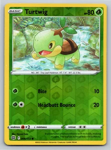 Tarjeta Pokémon Turtwig 006/172 Holograma Inverso Estrellas Brillantes - Casi Nueva - Imagen 1 de 2