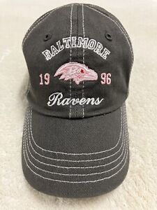 Baltimore Ravens NFL Team Apparel Girls Hat - 1996 Pink Gray Toddler Childs Cap