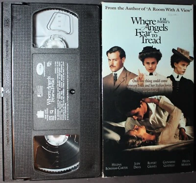 WHERE ANGELS FEAR TO TREAD (vhs) Judy Davis, Helena Bonham-Carter. VG. Rare. NR Foto 1 de 2