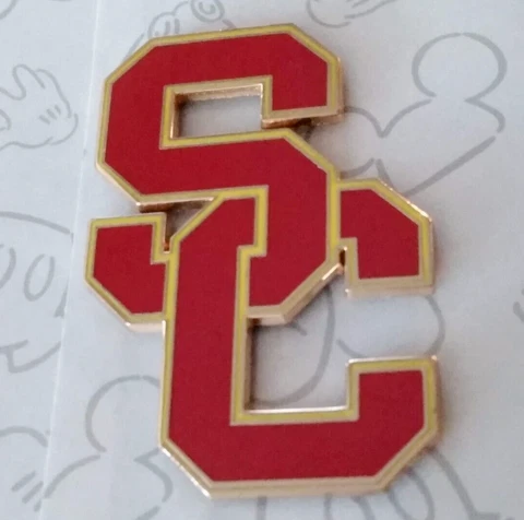 SC USC Trojan Magnet College Logo 2.5" Tall USA Licensed Cover
