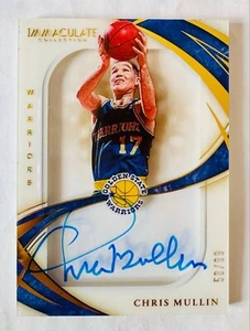 Chris Mullin 2019-20 Panini Immaculate Shadowbox Autograph Auto /99 - Picture 1 of 1