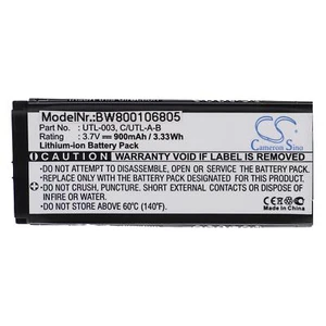 Batteria per Nintendo UTL-001, DSi XL, DSi LL, DS XL 900mAh 3,7V Li-Ion - Foto 1 di 2