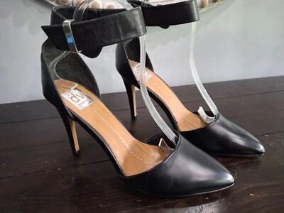 Zapatos de aguja Dolce Vita para mujer Odetta de cuero negro de moda nuevos sin caja/talla 9,5 Foto 1 de 4