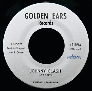 DON VOGEL: Johnny Clash + Howard & Harry~Johnny Cash Parody 45~GOLDEN EARS - Picture 1 of 2
