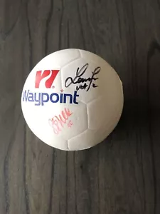 Lorrie Fair Signed Foam Soccer Ball w/ Additional Unknown Signature - Picture 1 of 1