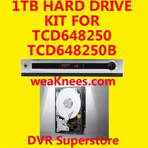 1TB TIVO HARD DRIVE UPGRADE/REPAIR KIT FOR TCD648250 SERIES3 TIVO. 6-MO WARRANTY - Picture 1 of 1