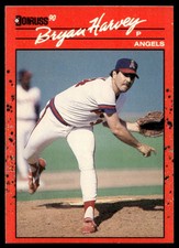 1990 Donruss Bryan Harvey California Angels #372