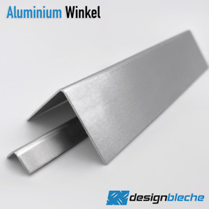 Aluminium Winkelleiste Aluprofile Eckschutz Winkelblech Eckprofil Alu bis 200cm