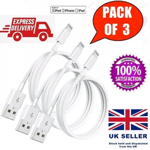 Original iPhone Ladegerät für iPhone langes Kabel USB Kabel XR 11 12 Max 5 6 7 8 X XS  - Bild 1 von 5