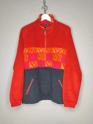 🍊 Salewa Vintage Fleece Sweatshirt Pullover 90s - Image 1 of 4