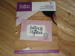 Crafter's Companion "Lattes & Lipsticks" Clear Acyrlic Stamp - Picture 1 of 1