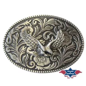 GS-403 Boucle de ceinture Stars and Stripes homme, femme - Imagen 1 de 1