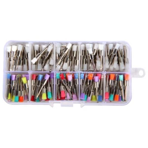 200 Stück/Box Dental Nylon Polierbürste Polierer Riegel Flach Prophy Bürste Kit - Bild 1 von 6