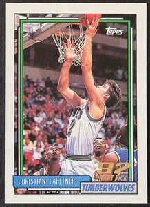 CHRISTIAN LAETTNER 1992-93 Topps Rookie RC #334 MINNESOTA TIMBERWOLVES - Picture 1 of 2