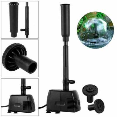 Springbrunnenpumpe Teichpumpe Teich Fontäne Wasserpumpe Gartenpumpe Dekor - Bild 1 von 4