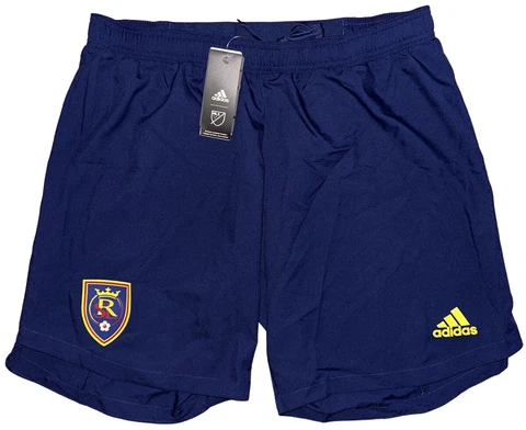 NWT! Adidas Real Salt Lake MLS Authentic Soccer Home Men’s Medium Shorts EH6190 Cover