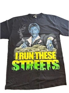 Scarface Clothing Seamless T-Shirt 2XL Run These Streets - Picture 1 of 6