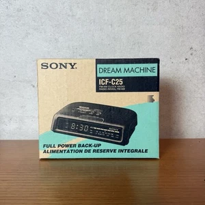 Sony Dream Machine Model ICF-C25 Clock Radio AM/FM Alarm White NIB - Picture 1 of 7